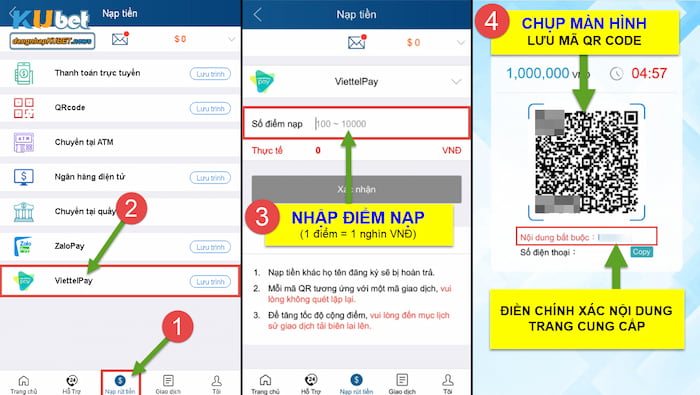 Nạp tiền kubet